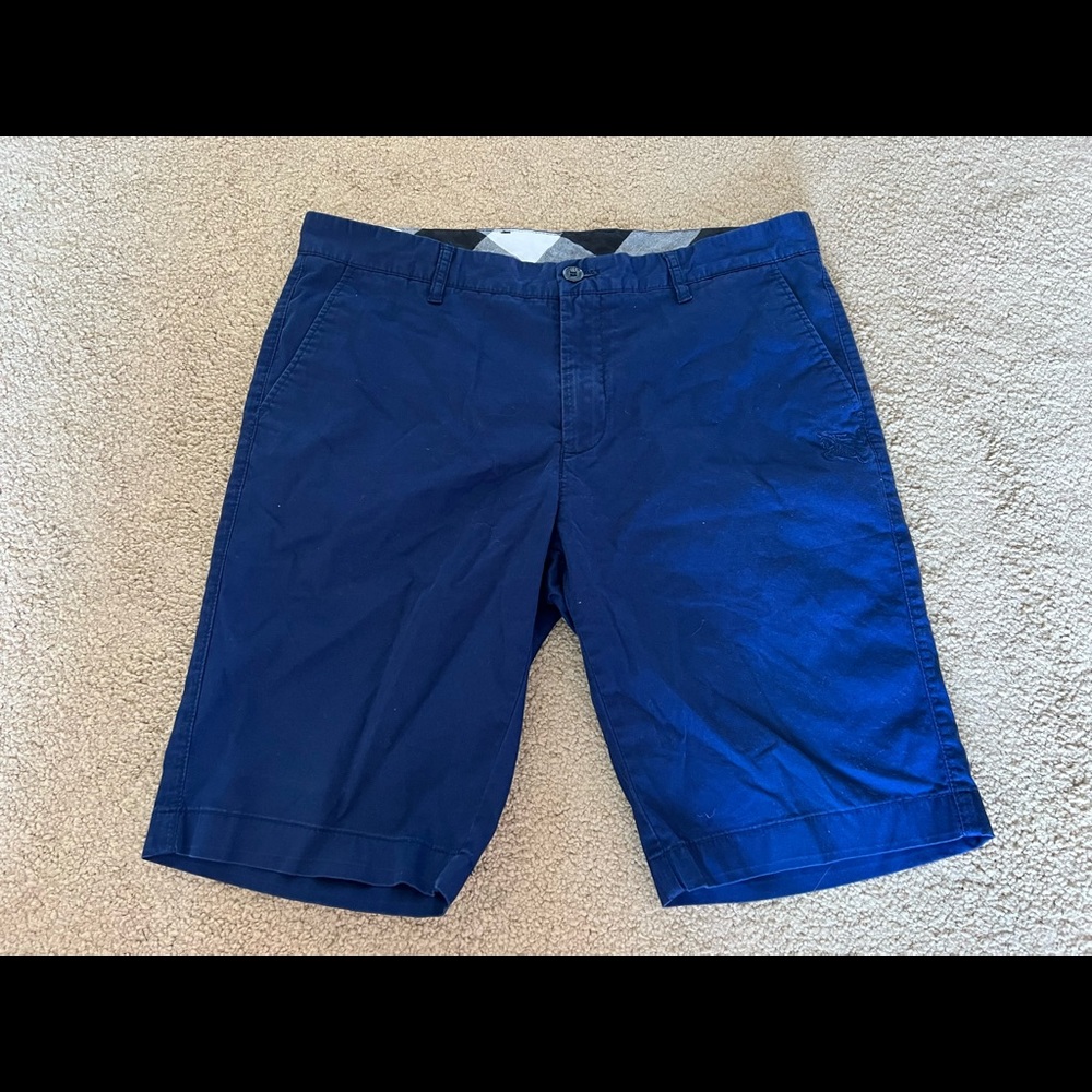 Burberry Navy Blue Men's Shorts